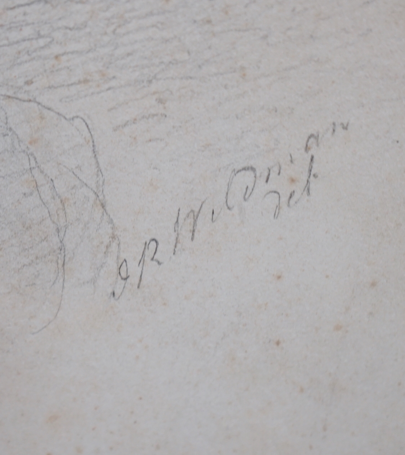 John Robert Wildman (fl.1823-1839) Family portraits of young girls, pencil and sanguine chalk on paper (6) each signed, each, 46 x 39cm